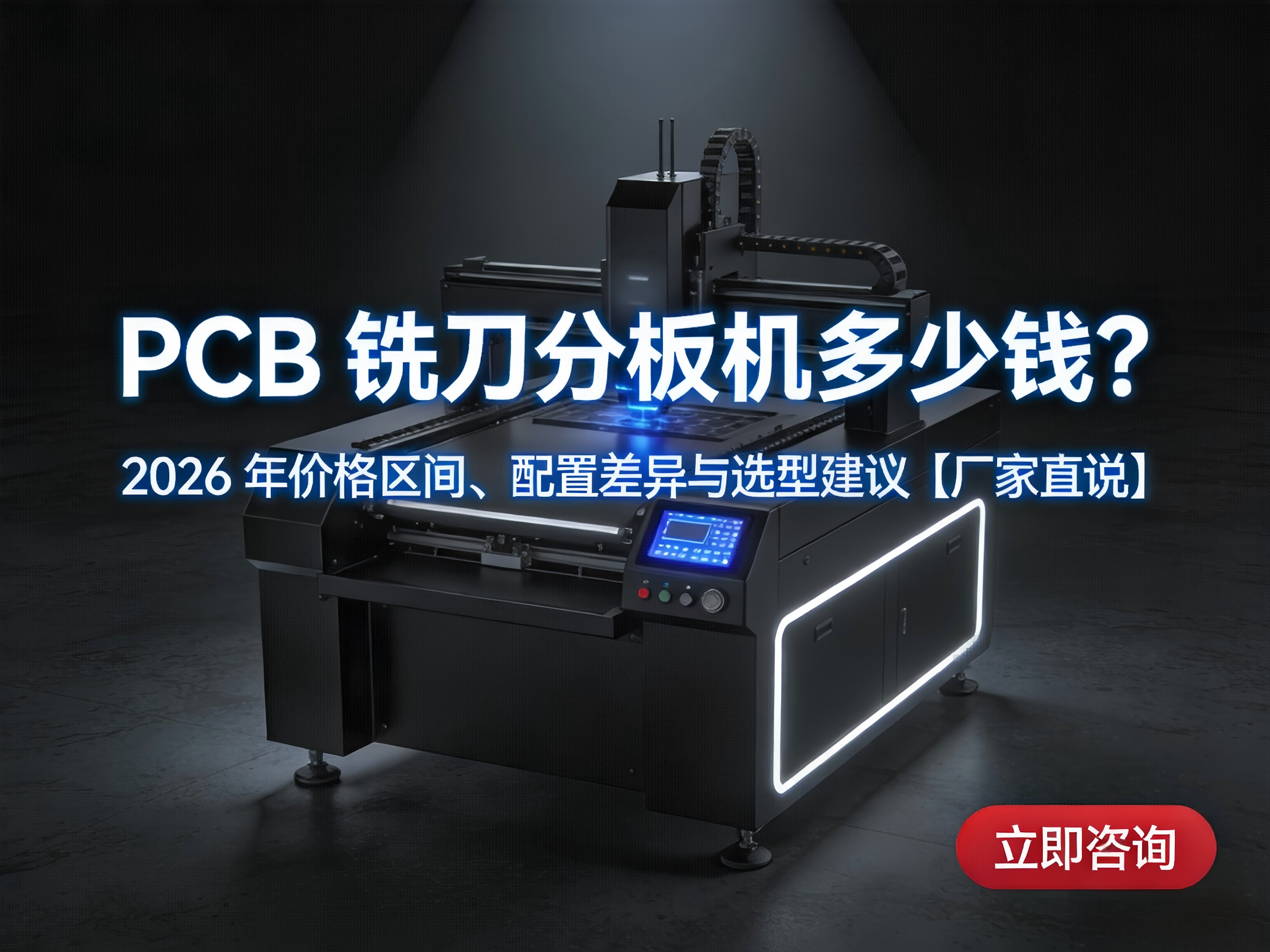 How much does a PCB milling cutter splitter cost? Price Ranges, Configuration Differences, and Selection Advice for 2026 [Straight from the Manufacturer]