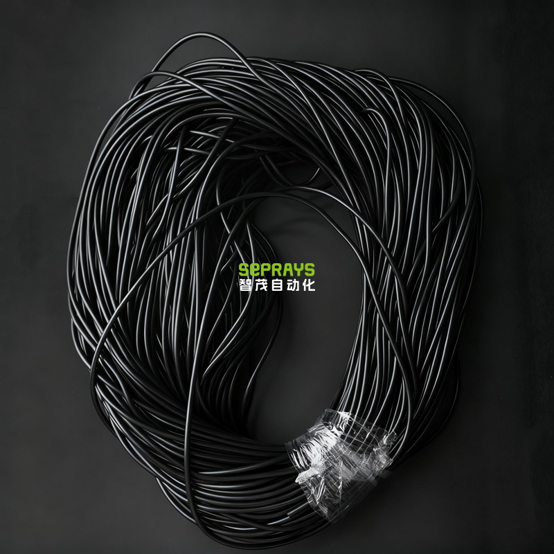 Black ESD-Safe Silicone Tube, 4mm ID x 2mm Wall